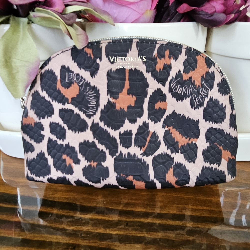 Victoria's Secret Pink and Black Leopard Print Women's Bag